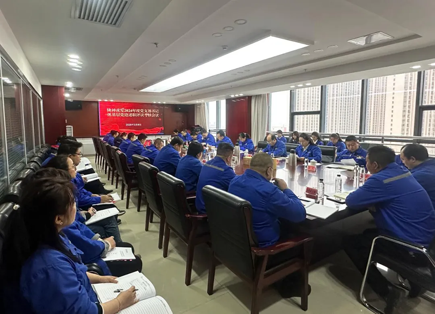 隴神戎發(fā)召開2024年度黨支部書記抓基層黨建工作述職評議會